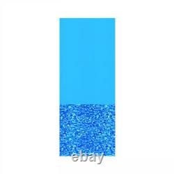 Swimline 18-Ft Round Above Ground Swimming Pool Wall Overlap Liner, Swirl B