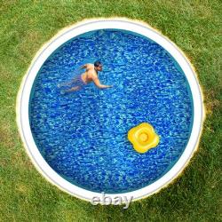 Swimline 18-Ft Round Above Ground Swimming Pool Wall Overlap Liner, Swirl B
