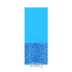 Swimline 18-Ft Round Above Ground Swimming Pool Wall Overlap Liner, Swirl Blue