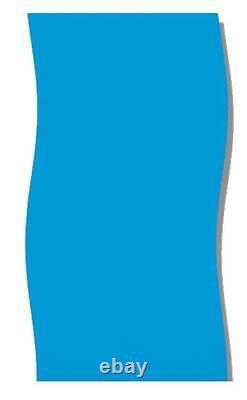 Swimline 18' Solid Blue Round Above Ground Swimming Pool Overlap Liner (Used)