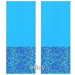Swimline 24 Foot Round Above Ground Swimming Pool Wall Overlap Liner (2 Pack)