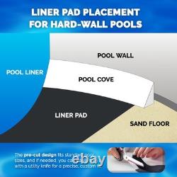 Swimline Hydrotools Above Ground Oval Liner Pad, Pool Protector Mat, 15 x 30 Ft
