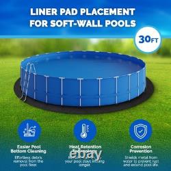 Swimline Hydrotools Above Ground Round Liner Pad, Pool Protector Mat, 30 Ft