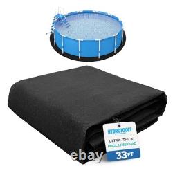 Swimline Hydrotools Above Ground Round Liner Pad, Pool Protector Mat, (Open Box)