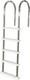 Swimline Hydrotools Above Ground Stainless Steel Heavy-Duty Pool Deck Ladder