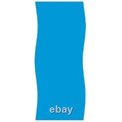 Swimline LI184820 18' Solid Blue Round Above Ground Swimming Pool Overlap Liner