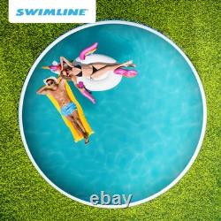 Swimline LI214820 21' Solid Round Above Ground Swimming Pool Overlap Liner