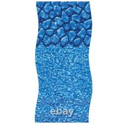 Swimline Overlap 12' Round Boulder Swirl 48/52 in. Depth Above Ground Pool