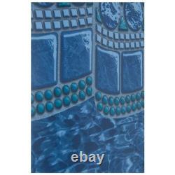 Swimline Overlap Style Swirl Tile Pattern Above Ground Pool Liner