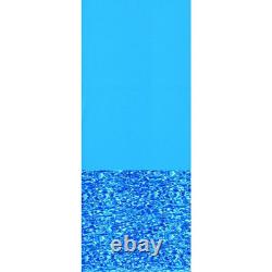 Swimline Swirl Blue Round Above Ground Swimming Pool Wall Overlap Liner 21 Feet