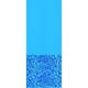 Swimline Swirl Blue Round Above Ground Swimming Pool Wall Overlap Liner 21 Feet