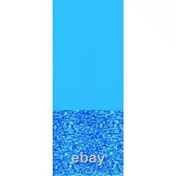 Swirl Bottom 18 Ft. Round 48 In. 52 In. D Overlap Pool Liner above Ground