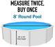 Swirl Tile Above Ground Overlap Swimming Pool Liners 25 Gauge Choose Size