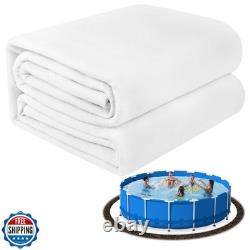 TIXANF 18FT Pool Liner Pad, Seamless Above Ground Pool Liner, Pre-Cut Heavy Du
