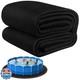 TIXANF 300G/M² Thicker 18FT Pool Liner Pad, Seamless Above Ground Pool Liner