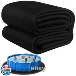 TIXANF 300G/M² Thicker 18FT Pool Liner Pad, Seamless Above Ground Pool Liner