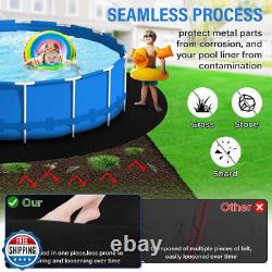 TIXANF 300G/M² Thicker 18FT Pool Liner Pad, Seamless Above Ground Pool Liner