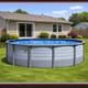 Testudo 52 Above Ground Swimming Pool with Overlap Liner & Wide Mouth Skimmer