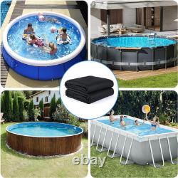TezhiIe 350g/M² Thicker Round Pool Liner Mat, Above Ground Pool Pad, Prevents We