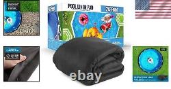 Thick Weather-Resistant Pool Liner Pad for 24' Round Pools Puncture Protection