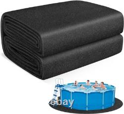 Thickened 24FT Round Pool Ground Pad Extend Liner Life & Prevent Punctures