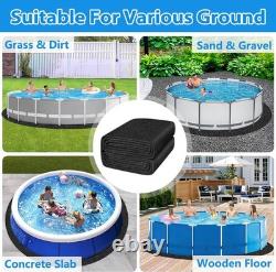 Thickened 24FT Round Pool Ground Pad Extend Liner Life & Prevent Punctures