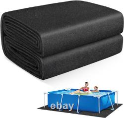 Thickened Pool Liner Pad for above Ground Pool, 20'X 12' Rectangle under Pool Ma