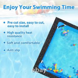 Thickened Pool Liner Pad for above Ground Pool, 20'X 12' Rectangle under Pool Ma