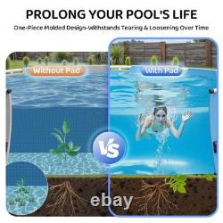 Thicker 18' Pool Liner Pad, Durable Pool Pads for Above Ground Pool, Double D