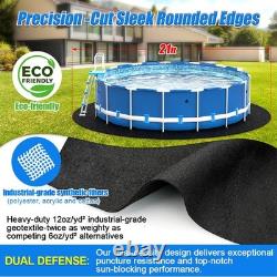 Thicker Pool Liner Pad for Above Ground Swimming Pools, 21 Foot Round Pool Ma