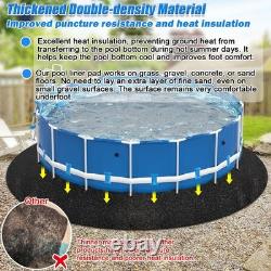 Thicker Pool Liner Pad for Above Ground Swimming Pools, 21 Foot Round Pool Ma