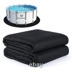 Thicker Round Pool Liner Mat 350g/M² Durable Above Ground Pad, Weed & Puncture