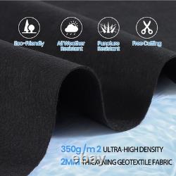 Thicker Round Pool Liner Mat 350g/M² Durable Above Ground Pad, Weed & Puncture