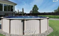 Trevi 207 Complete Pool 12' Round 48 Height Swimming Pool W Liner and Skimmer