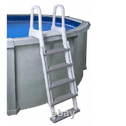 Trinity 52 Deep Above Ground Swimming Pool Package Salt Friendly Resin