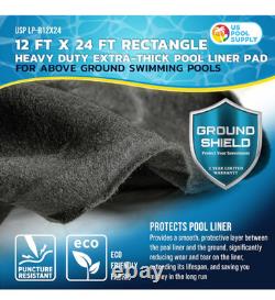 U. S. Pool Supply Ground Shield 12-Foot X 24-Foot Rectangle Heavy Duty Pool Liner
