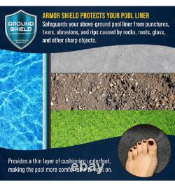 U. S. Pool Supply Ground Shield 12-Foot X 24-Foot Rectangle Heavy Duty Pool Liner