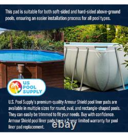 U. S. Pool Supply Ground Shield 12-Foot X 24-Foot Rectangle Heavy Duty Pool Liner
