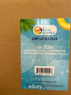 U. S. Pool Supply Ground Shield 12-Foot X 24-Foot Rectangle Heavy Duty Pool Liner