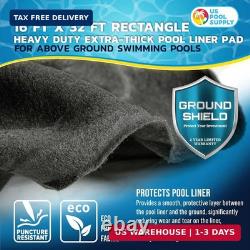 U. S. Pool Supply Ground Shield 16-Foot x 32-Foot Rectangle Heavy Duty Pool Liner