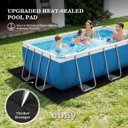 UIRWAY 12 x 20ft Rectangle Pool Liner Pad for Above Ground Pool, 2026 New 300