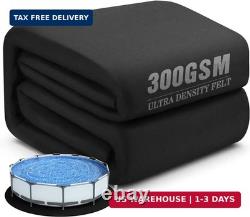 UIRWAY 24 Ft Round Heavy Duty Pool Liner Pad Above Ground, 2026 New Pool Pad 30