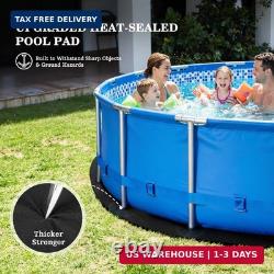 UIRWAY 24 Ft Round Heavy Duty Pool Liner Pad Above Ground, 2026 New Pool Pad 30