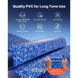 Uimoso 10ft Round Pool Liner Overlap 27.5in Wall Durable Vinyl Material