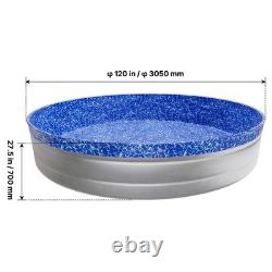 Uimoso 10ft Round Pool Liner Overlap 27.5in Wall Durable Vinyl Material