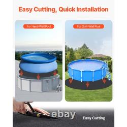 Uimoso 24ft Round Pool Liner Pad for Above Ground Pools Prevents Punctures Pool