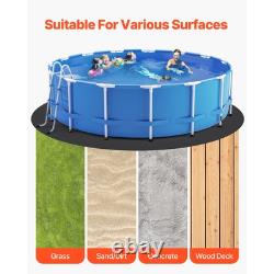 Uimoso 24ft Round Pool Liner Pad for Above Ground Pools Prevents Punctures Pool