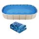 Uimoso Oval Pool Liner 15x30ft Duobead Style Pool Liner 52in Wall Height Durable