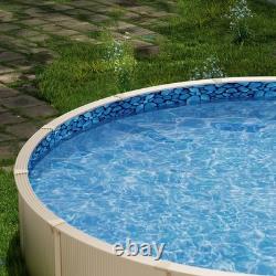 Uimoso Round Pool Liner 18ft Overlap Style Pool Liner 54in Wall Height Durable