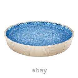 Uimoso Round Pool Liner 18ft Unibead Style Pool Liner 52in Wall Height Durable